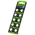 Батарейка годинникова Videx AG10/LR1130 BLISTER CARD 10 шт AG10/10B/1.5V - 291680 - ціна за 1 шт. 7.00 грн., замовлення кратно блістеру (2/4/5/10шт)
