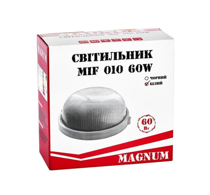 Світ-к стінний MAGNUM MIF 010 NEW 60W E27 білий