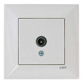 Розетка VI-KO Meridian біла TV прохідна (90970060-WH)