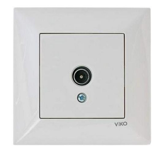 Розетка VI-KO Meridian біла TV прохідна (90970060-WH)