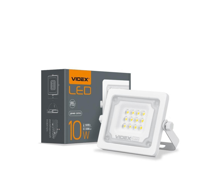 LED прожектор VIDEX F2e 10W 5000K VL-F2e-105W - 480369