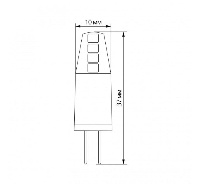LED лампа VIDEX G4e 12V 2W G4 4100K VL-G4e-02124 - 295732