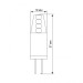 LED лампа VIDEX G4e 12V 2W G4 4100K VL-G4e-02124 - 295732