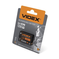 Акумулятор Videx Li-ion VLF-B12 (захист) 1200mAh 1шт BLISTER VLF-B12 - 483124