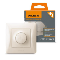 Димер 600Вт кремовий VIDEX BINERA VF-BNDM600-CR - 296210