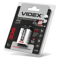Акумулятори Videx 6HR61 300mAh blister/1шт 6HR61/300/1DB - 294797