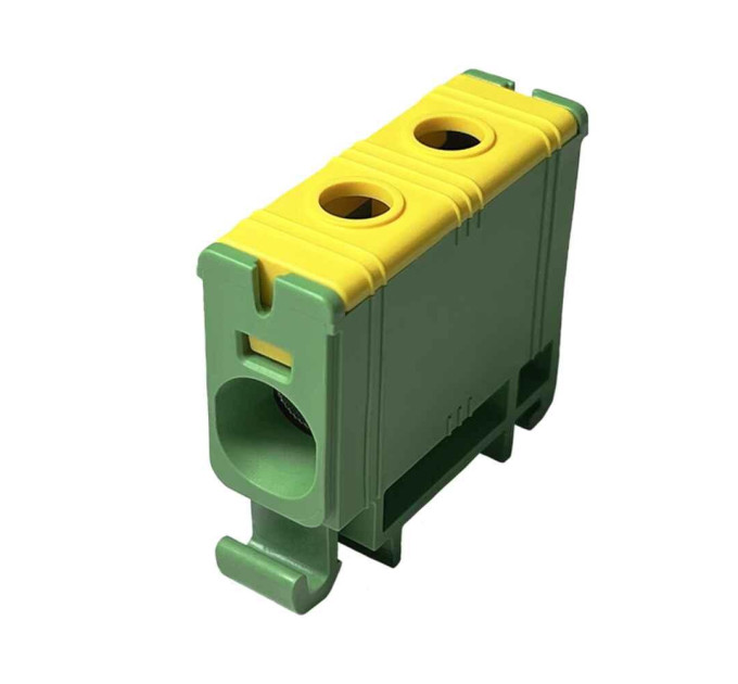 Клемник на DIN-рейку Al 6-50/Cu 2.5-50 мм² жовто-зелений Промфактор ( FT1050G )
