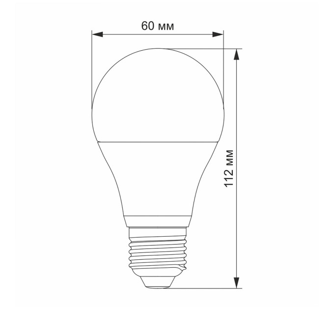 LED лампа VIDEX A60h 8.8W E27 4100K VL-A60h-88274 - 486859