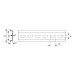 DIN-рейка FD 35x7.5 (1mm) з перфорацією 6x15 (1000mm) ( FD011000 )