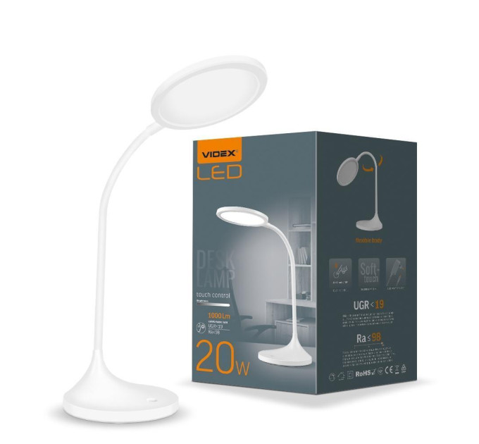LED лампа настiльна VIDEX VL-TF14W 20W 4100K VL-TF14W - 480642
