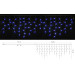 Гірлянда внутрішня DELUX ICICLE С 75 LED бахрома 2x0,7m синій/прозорий IP20