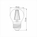 LED лампа VIDEX Filament G45FA 4W E27 2200K бронза VL-G45FA-04272 - 293165