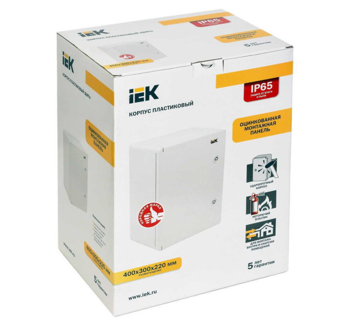 Бокс монтажний IEK ЩМПп 400х300х220 IP65 ( MKP93-N-403022-65 )