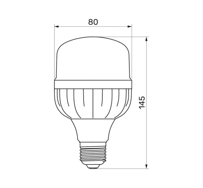 LED лампа TITANUM A80 20W E27 6500К TL-HA80-20276 - 480574