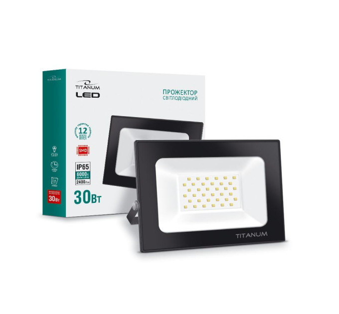 LED прожектор TITANUM TLF306 30W 6500K TLF306 - 293943