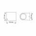 LED Світильник архітектурний AR021В IP54 VIDEX GU10 VL-AR021B - 480833