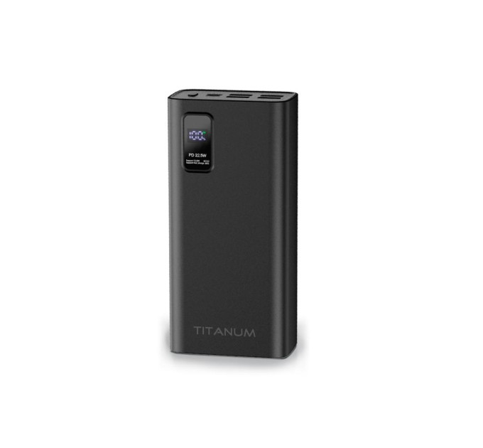 Повербанк TITANUM 728S 30000mAh 22.5W Black TPB-728S-B - 483414