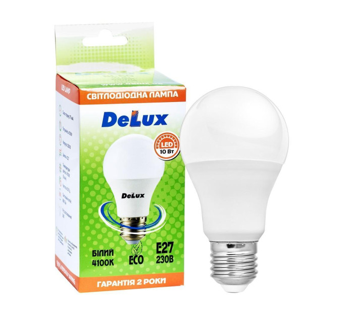 лампа світлодіодна DELUX BL60 10Вт 4100K Е27 білий