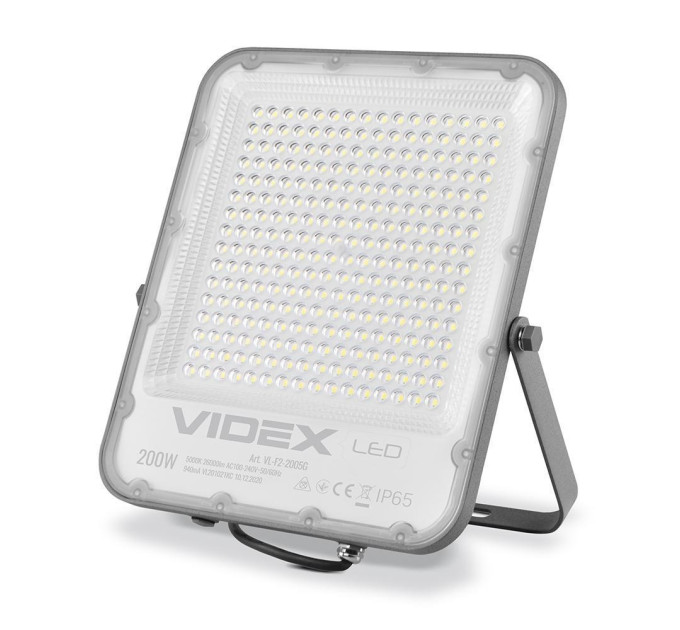 LED прожектор VIDEX PREMIUM F2 200W 5000K VL-F2-2005G - 299921