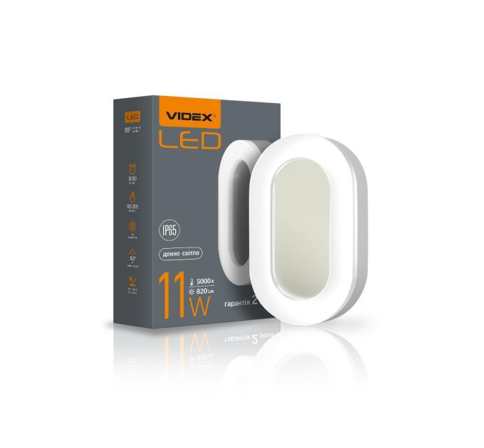 LED світильник ART IP65 овальний VIDEX 11W 5000K VL-BHFO-115 - 298368/540947