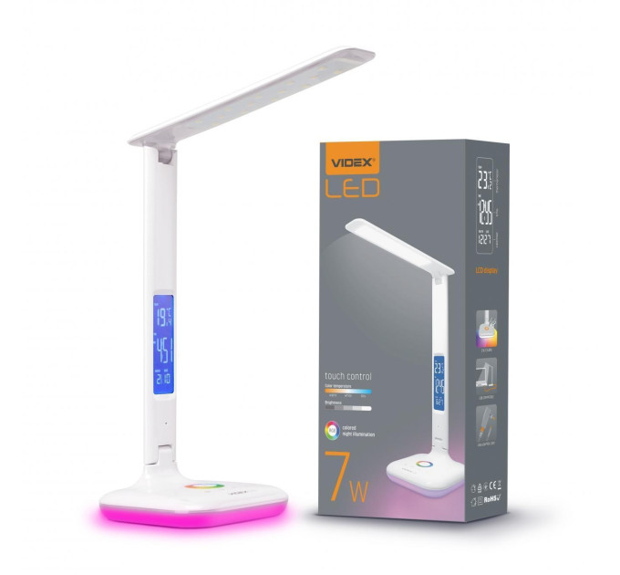LED лампа настiльна VIDEX TF05W-RGB 7W 3000-5500K VL-TF05W-RGB - 297682