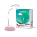 LED лампа настiльна з акумулятором TITANUM TLTF-022P 7W 3000-6500K USB рожева TLTF-022P - 482226