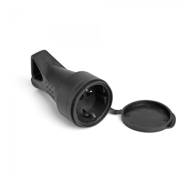 Штепсельна розетка IP44 з/з 16А з ручкою та кришкою TITANUM STANDARD ТF-SK316IP-B - 485159