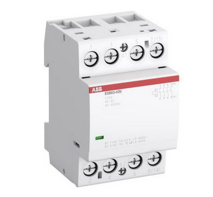 Контактор модульний ABB 4p 63А 230В AC/DC ESB63-40N-06 ( 1SAE351111R0640 )