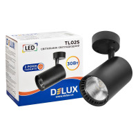 Світильник світлодіодний стельовий DELUX TL02S 30 Вт 36* 4000K чорний