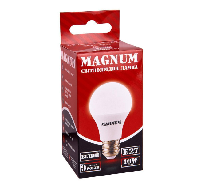 Лампа світлодіодна MAGNUM BL 60 10 Вт 4100K 220В E27