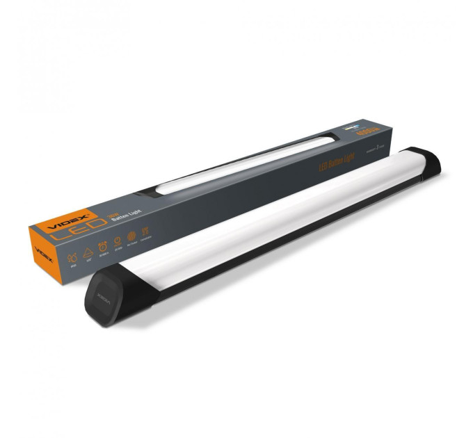 LED світильник лінійний VIDEX 36W 0.6М 5000K 220V чорний VLE-BN-36065B - 484572
