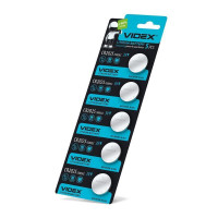 Батарейка літієва Videx CR2025 5шт BLISTER CARD CR2025 5pc - 291093