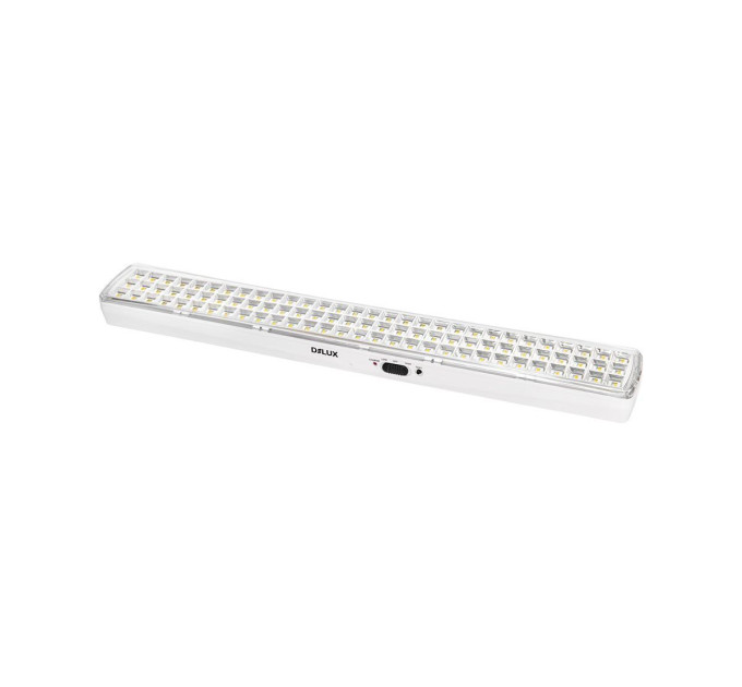 Cвітильник світлодіодний аварійний REL-901LED (2*3.7V2Ah) 90 LED 6Вт 480x68x38 акумуляторний