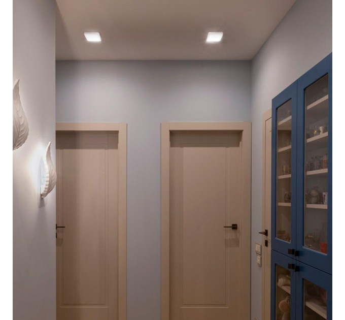 LED Світильник накладний квадрат VIDEX 12W 5000K White VL-DLSS-125 - 294094