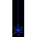 Гірлянда зовніш. DELUX MOTIF Star Z 6 кінц. 60*60см 13 flash синій IP44 EN
