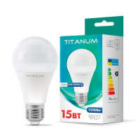 LED лампа TITANUM A65 15W E27 4100K TLA6515274 - 298511