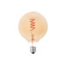 Лампа світлодіодна DELUX G125 6 Вт 2200K 220В E27 amber spiral filament