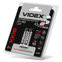 Акумулятори Videx HR03/AAA 1000mAh double blister/2шт HR03/1000/2DB - 291789
