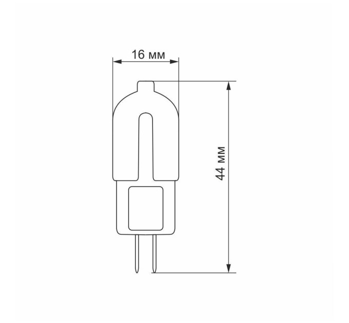 LED лампа VIDEX G4e 2W G4 4100K VL-G4e-02224 - 295725