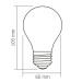 LED лампа VIDEX Filament VL-DA60MO 4W E27 3000K Porcelain dimmable VL-DA60MO - 484466
