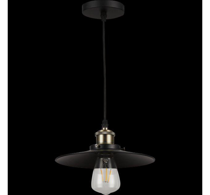 Світильник HOPFEN LOFT DFN 1 PD BK (E27, max 40W)