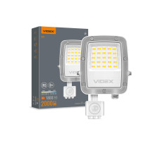 LED прожектор VIDEX F5 20W 3000-5000-6500K з датчиком руху 230V White (VL-F5-020CW-S) VL-F5-020CW-S - 400431 LED прожектор VIDEX F5 20W 3000-5000-6500K з датчиком руху 230V White (VL-F5-020CW-S) VL-F5-020CW-S - 400431