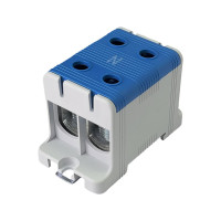 Клемник на DIN-рейку FT1095N 2P,Cu:16-95 / Al:16-95 мм2, синій Промфактор ( FT1095N2 )
