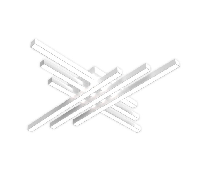 Світильник LED smart HIWAY+пульт квадрат 110W 3000-5000K IP20 білий ( 220815 )