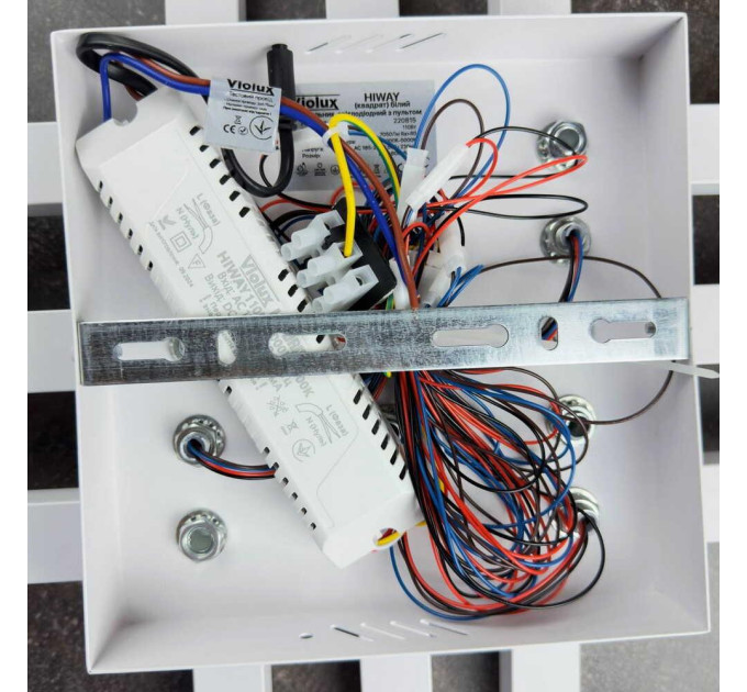 Світильник LED smart HIWAY+пульт квадрат 110W 3000-5000K IP20 білий ( 220815 )
