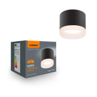 Світильник VIDEX під лампу GX53 накладний Чорний (VL-SPF25A-B) VL-SPF25A-B - 485869