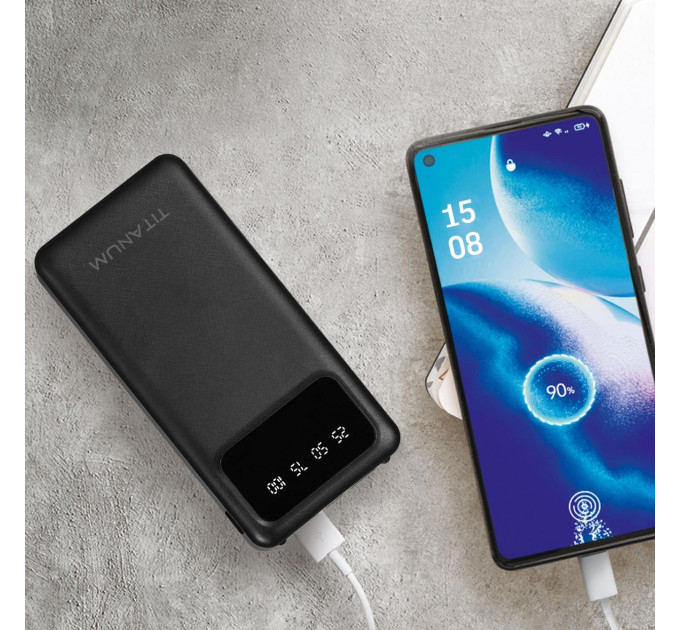 Повербанк 20000mAh TITANUM OL22 Black TPB-OL22-B - 484169