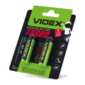 Батарейка лужна Videx LR6/AA Turbo 2шт BLISTER LR6T/AA 2B - 294308 - ціна за 1 шт. 24.00 грн., замовлення кратно блістеру (2/4/5/10шт)