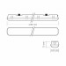 LED світильник IP65 лінійний під лампу 2хТ8 VIDEX 1,2М 220V VL-BNW-T8122G - 484831