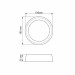 LED Світильник круглий накладний TITANUM 18W 5000K 220V TL-BHR20-185 - 482653